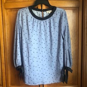 LOFT Outlet Polka Dot Blouse